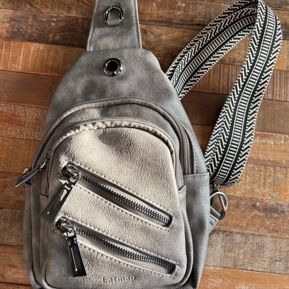 Handbags - Gray Sling Bag for Men
